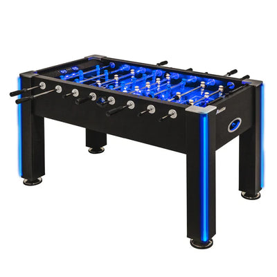 Atomic Azure LED Light Up Foosball Table